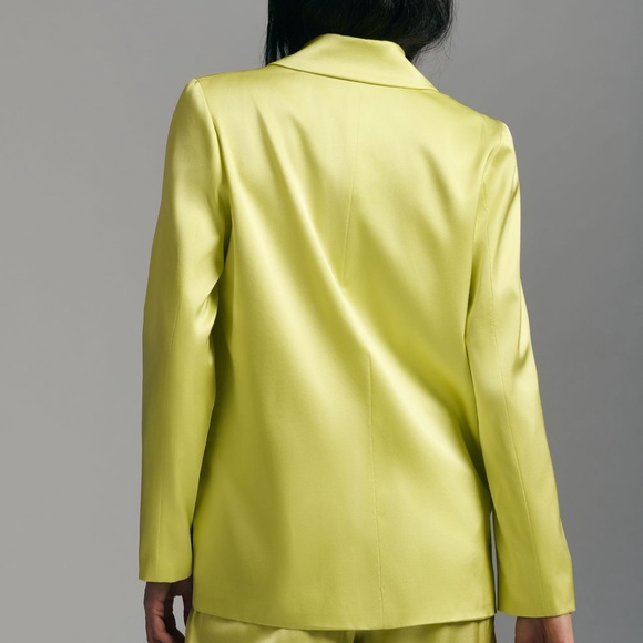 Anthropologie Hutch Satin Blazer XL - Picture 4 of 5